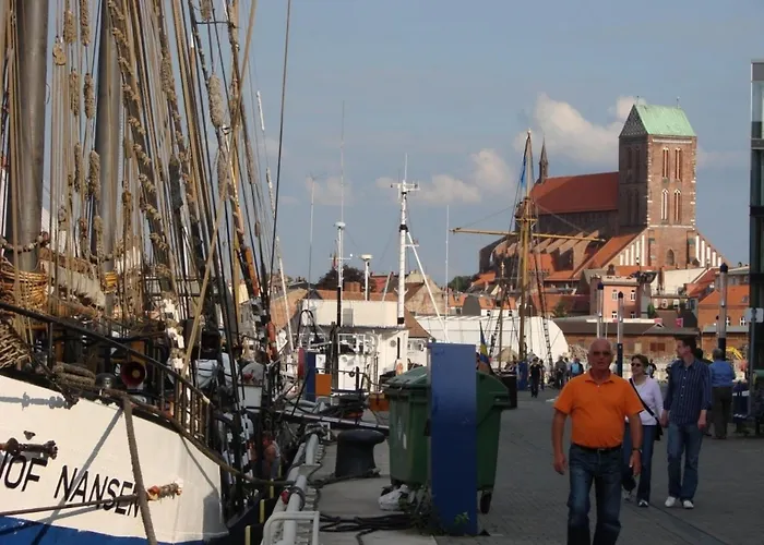 Blick Wismarer Bucht - Abc51 Apartment Wismar